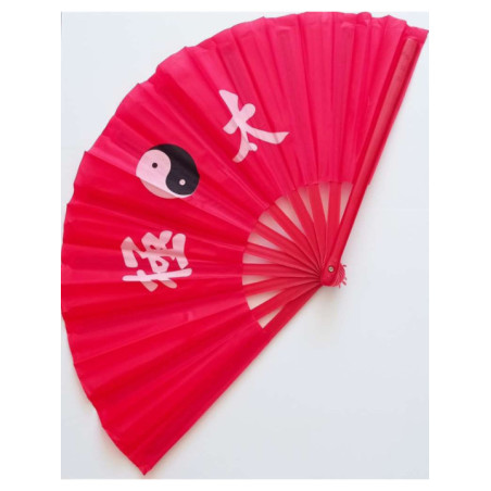 Abanico Rojo Tai Chi 50cm