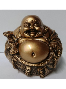 Buda Feliz de Resina 8x7cm