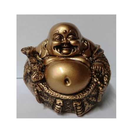 Buda Feliz de Resina 8x7cm