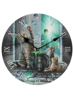 Reloj de Pared, Gatos Jugando con Burbujas
