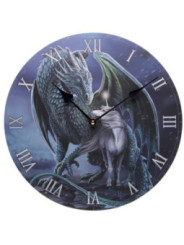 Reloj de Pared, Dragón Protector y Unicornio Mágico
