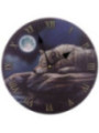 Reloj de Pared, Lobo en Noche Tranquila