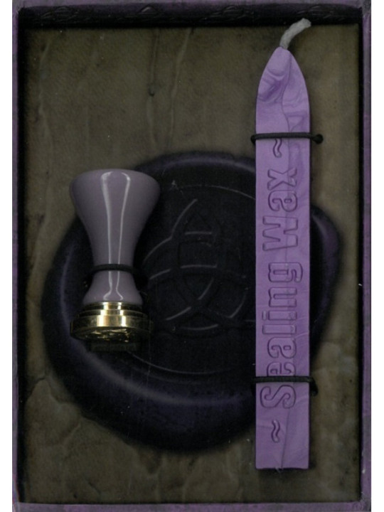 Sello con Lacre Natural Símbolo Wicca