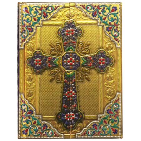 Libreta Arte Sacro con Cruz.