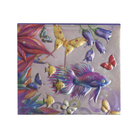 Block & Mirror. Peces y mariposas.