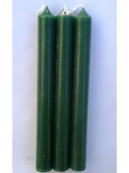 Vela Verde Oscuro Especial Esotérica