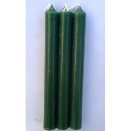 Vela Verde Oscuro Especial Esotérica