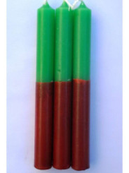 Vela Roja-Verde Especial Esotérica