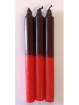 Vela Roja-Negra Especial Esotérica