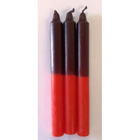 Vela Roja-Negra Especial Esotérica
