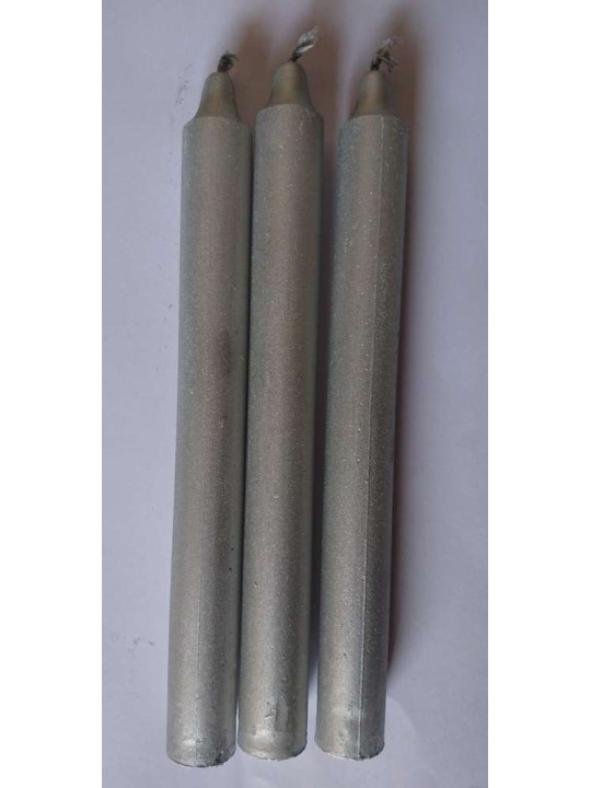 Vela Especial Esotérica con Autentico Polvo Plata