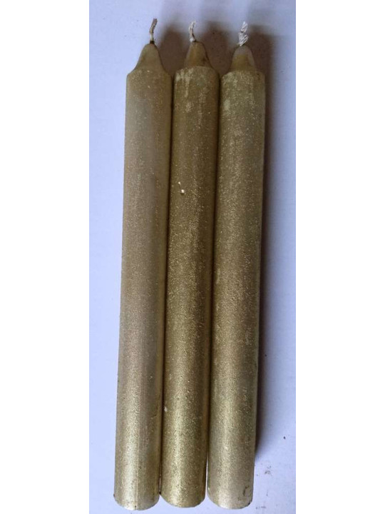 Vela Especial Esotérica con Autentico Polvo Oro