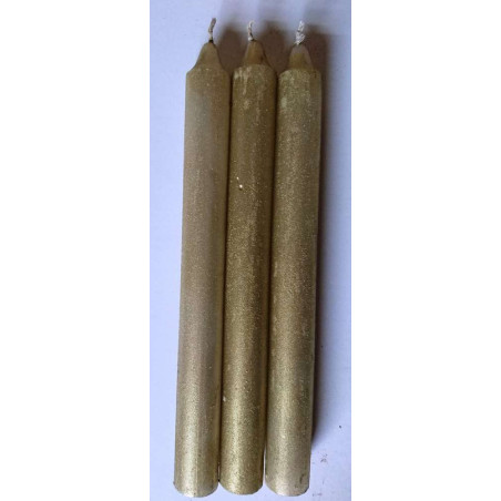 Vela Especial Esotérica con Autentico Polvo Oro-Plata