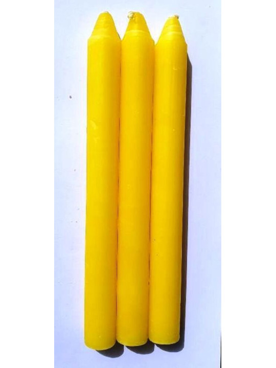 Vela Artesana por Inmersión Amarilla