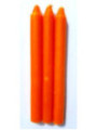 Vela Artesana por Inmersión Naranja
