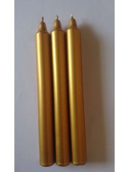 Vela por inmersión Dorada Especial Esotérica, 20 centímetros. Clase B.