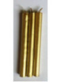 Vela Esotérica Especial 11 Cm Dorada, 12 Unidades