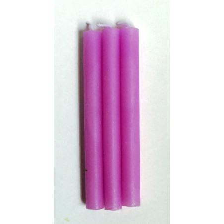 Vela Esotérica Especial 11 Cm Violeta, 12 Unidades