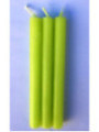 Vela Esotérica Especial 11 Cm Verde Claro, 12 Unidades