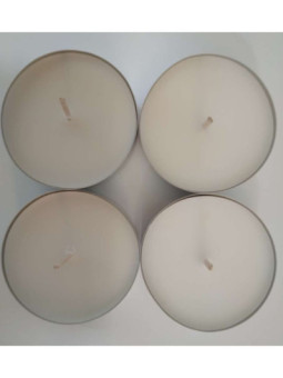 Lamparillas Tea-Light Blanca Grande 5,7cm (Calientaplatos)