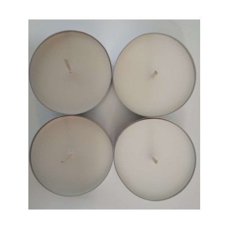 Lamparillas Tea-Light Blanca Grande 5,7cm (Calientaplatos)