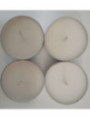 Lamparillas Tea-Light Blanca Grande 5,7cm (Calientaplatos)