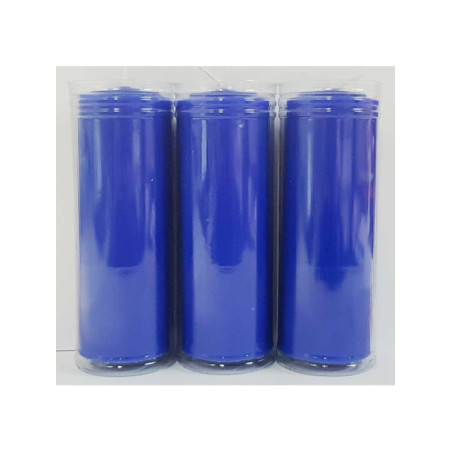 Velón Azul Oscuro Especial Esotérico