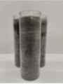 Auténtico Velón Esotérico Negro en Vaso de Cristal Grueso