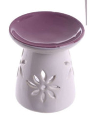 Quemador de Aceite de Porcelana, Morado