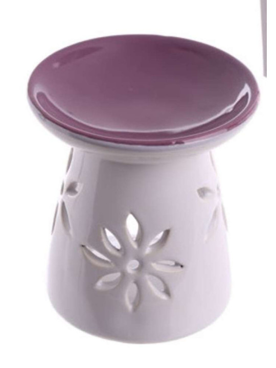 Quemador de Aceite de Porcelana, Morado