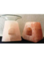 Quemador de Aceite Natural Forma Fortin de Sal del Himalaya