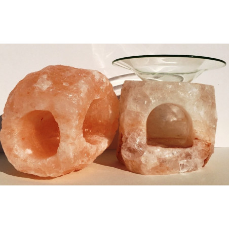 Quemador de Aceite Natural de Sal del Himalaya