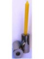Portavelas de Aluminio para Velas Bujia. 10cm alto.