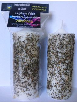 Legitimo Velón Herboreo y Aromático Albahaca