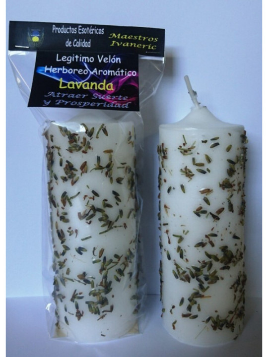 Legitimo Velón Herboreo y Aromático Lavanda