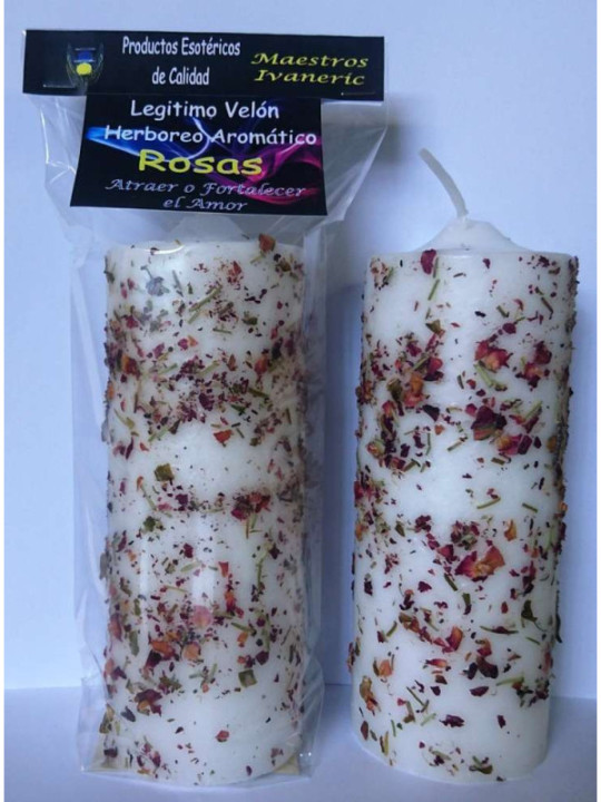 Legitimo Velón Herboreo y Aromático Rosas