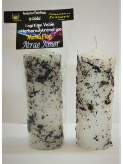 Legitimo Velón Herboreo y Aromático Malva Flor y Lilas