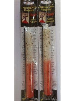 Legitima Vela Herborea Potenciada Changó, Suerte y Protección