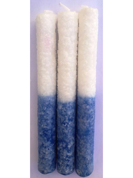Vela de Sal Azul-Blanca