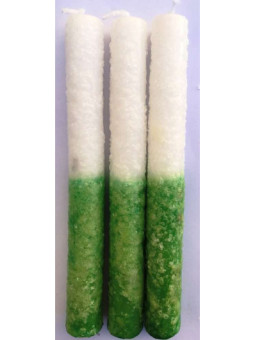 Vela de Sal Verde-Blanca