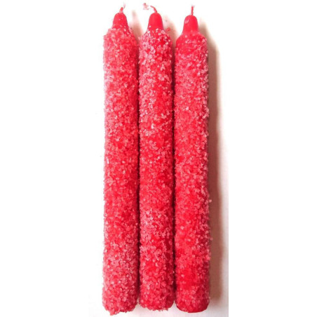 Velas de Sal Roja
