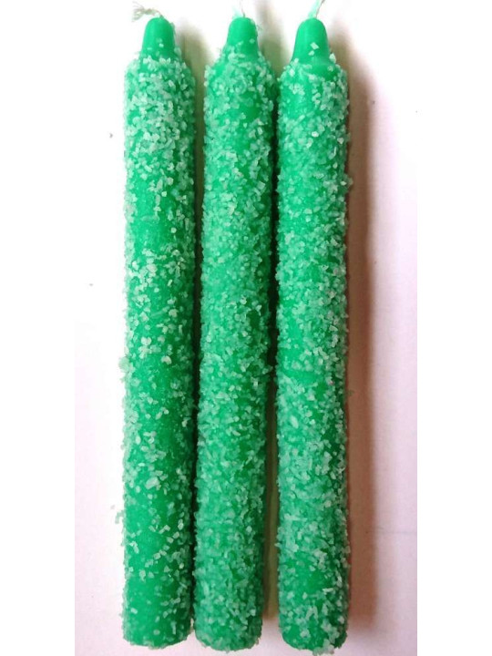 Velas de Sal Verde Claro