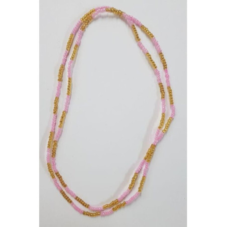 Collar Rosa Dorado