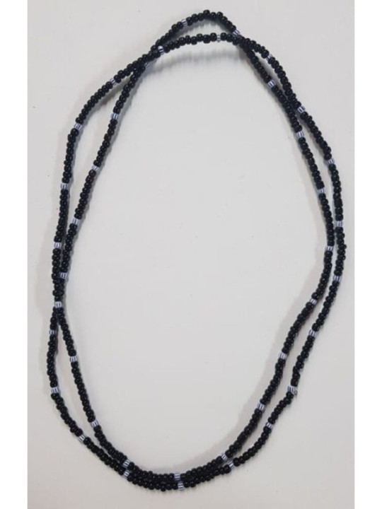 Collar Negro con Bolita