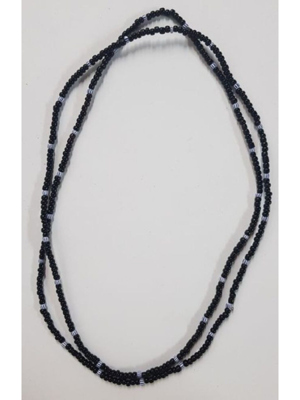 Collar Negro con Bolita