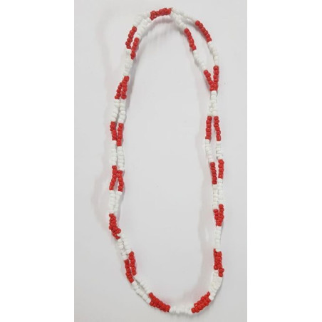 Collar Rojo Blanco