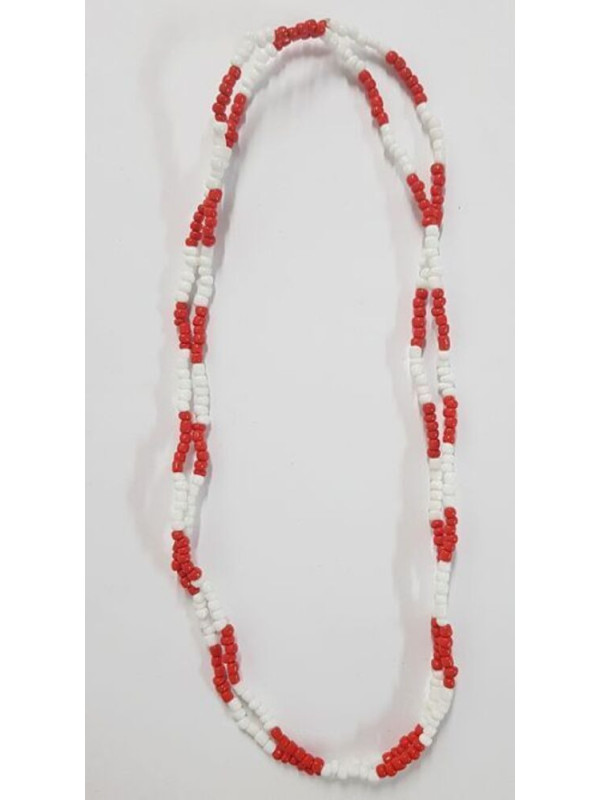 Collar Rojo Blanco