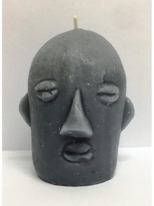 Vela Cabeza de Eleggua Gris.