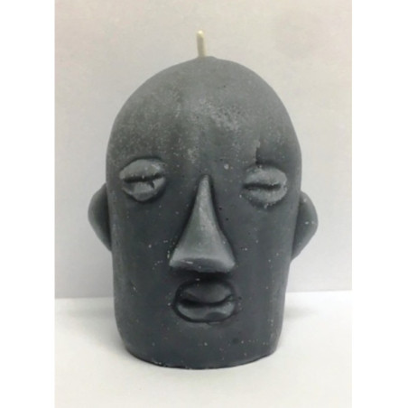 Vela Cabeza de Eleggua Gris.