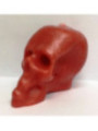Vela Calavera Roja. 11 x 9 Centímetros